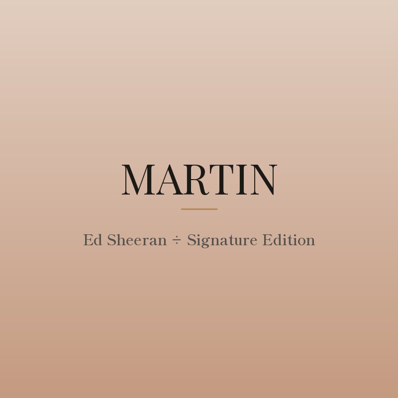 Ed Sheeran ÷ Signature Edition