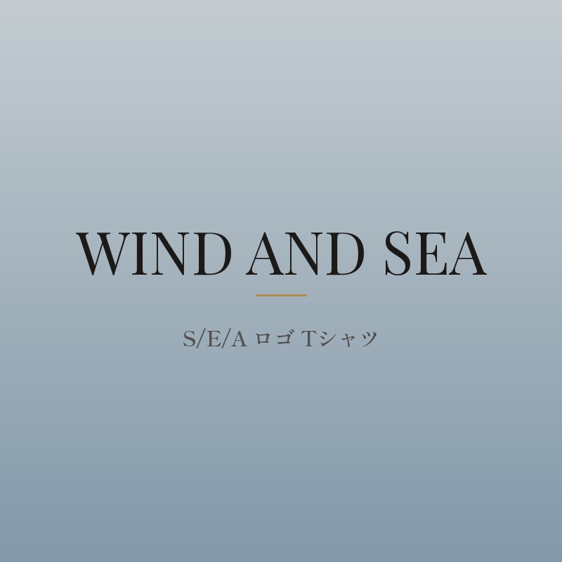 S/E/A ロゴ Tシャツ